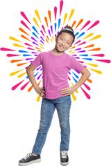 Girl's Crew Neck T-shirt