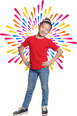 Girl's Crew Neck T-shirt