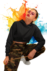 Women's Premium Cropped Hoodie