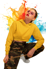 Women's Premium Cropped Hoodie