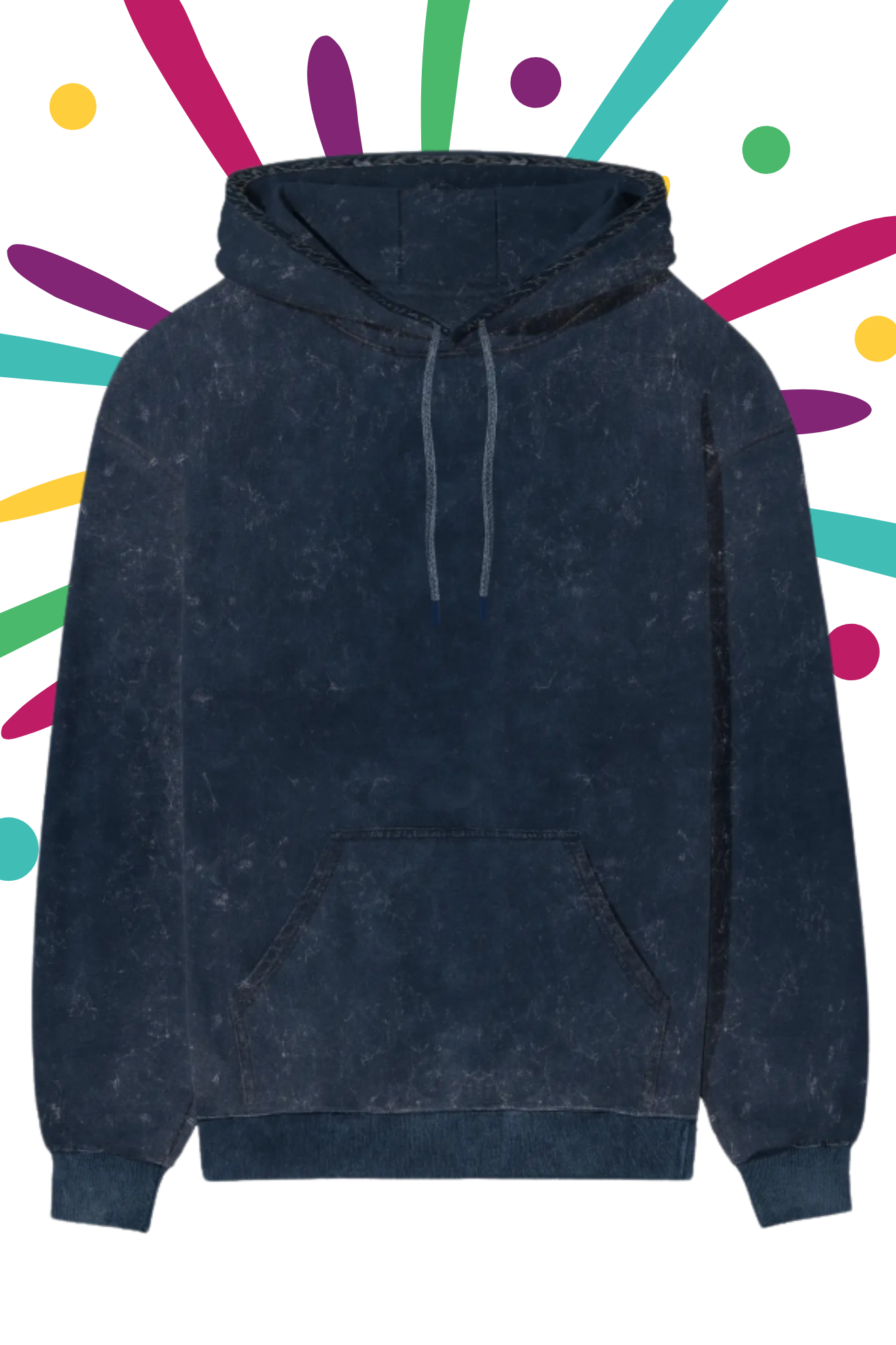 Women's Acid wash Premium Hoodie